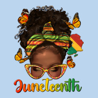 Afro Messy Bun Juneteenth Classic Tee | Teevron