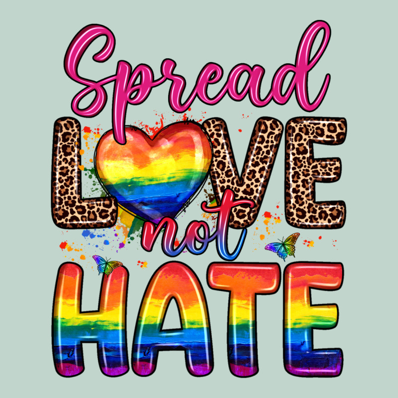 Spread Love Not Hate Zipper Hoodie by Zillion Design Studio | Teevron