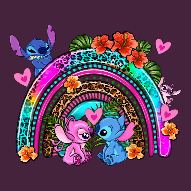 Stitch And Lilo Rainbow Long Sleeve Tee by AdoDesignShop | Teevron
