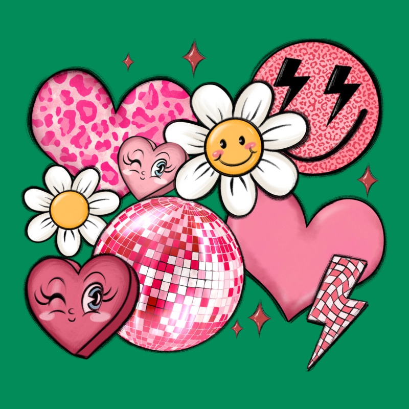 Retro Valentines Day Urban Hoodie by MaliasSmallBusiness | Teevron