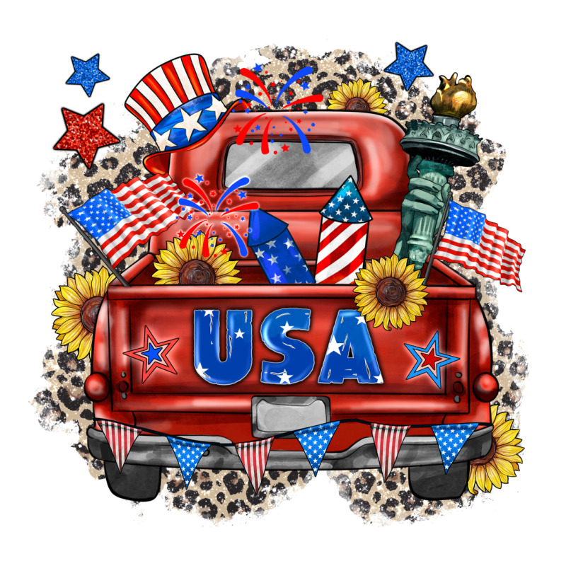 Usa Truck Classic Tee by Zillion Design Studio | Teevron