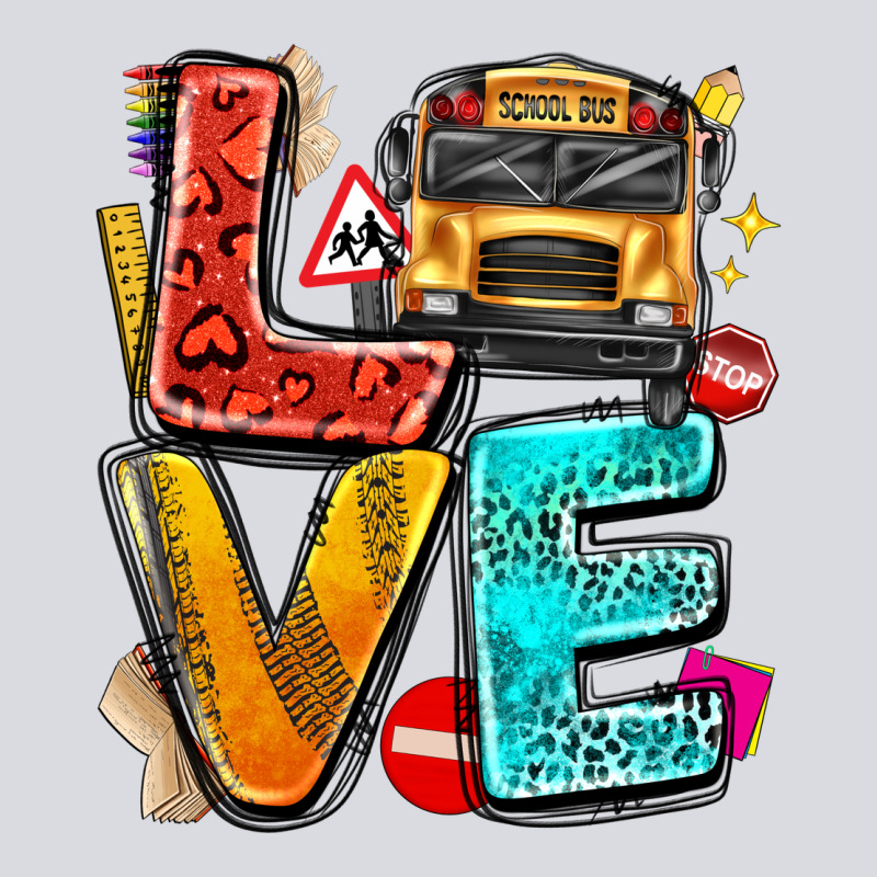 Love School Bus Zipper Hoodie by texasbilliewilder | Teevron