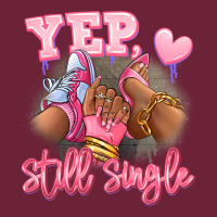 Yep Still Single Heels And Sneakers Afro Girl Long Sleeve Tee | Teevron