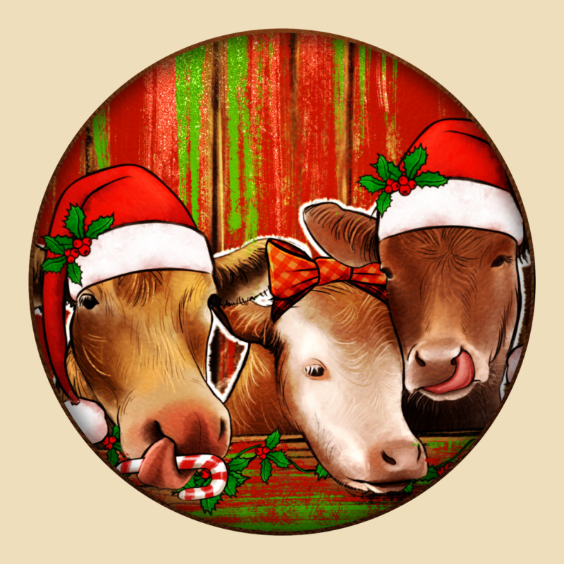 Christmas Cow, Premium Hoodie by Jasminsmagicworld | Teevron