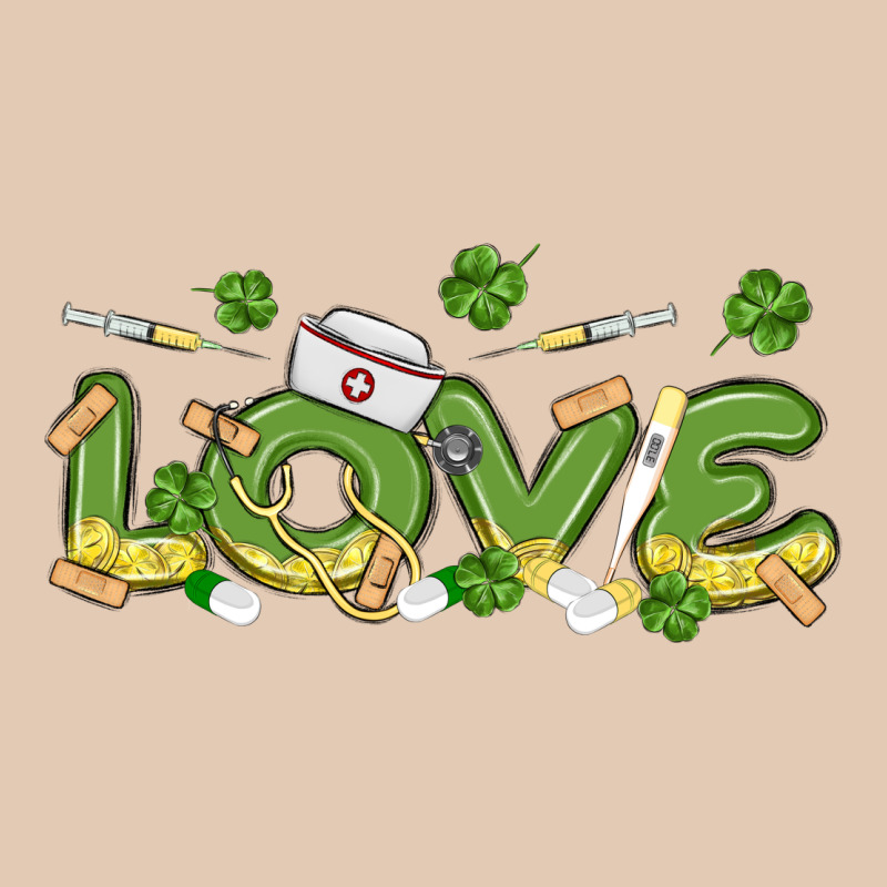 St Patricks Love Nurse Urban Hoodie by MaliasSmallBusiness | Teevron
