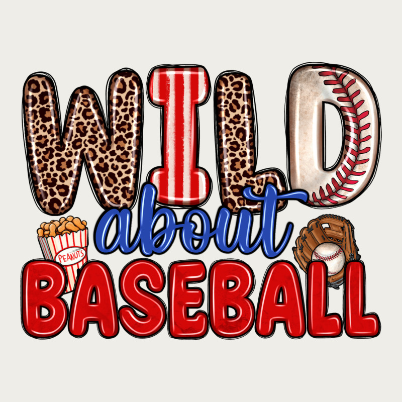 Wild About Baseball Zipper Hoodie by Zillion Design Studio | Teevron