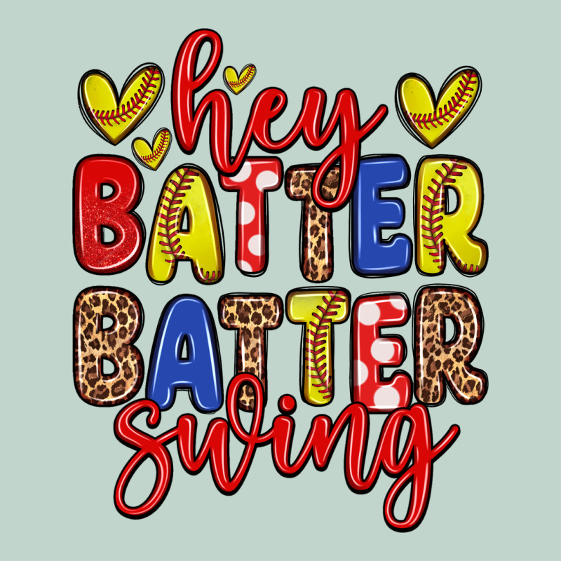 Hey Batter Batter Swing Softball Zipper Hoodie by Zillion Design Studio | Teevron