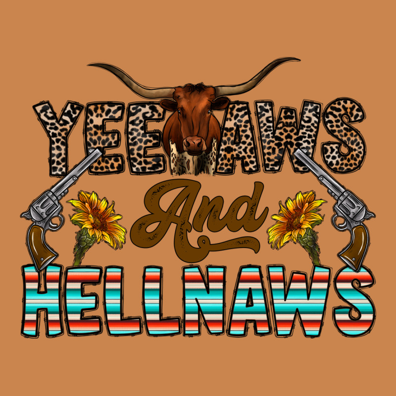 Yeehaws And Hellnaws Heavyweight Hoodie by CowhideDigitalArt | Teevron