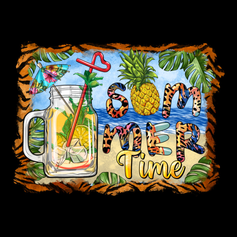 Summer Time Pineapple And  Beach Ladies Tee by BarkalooDesign | Teevron