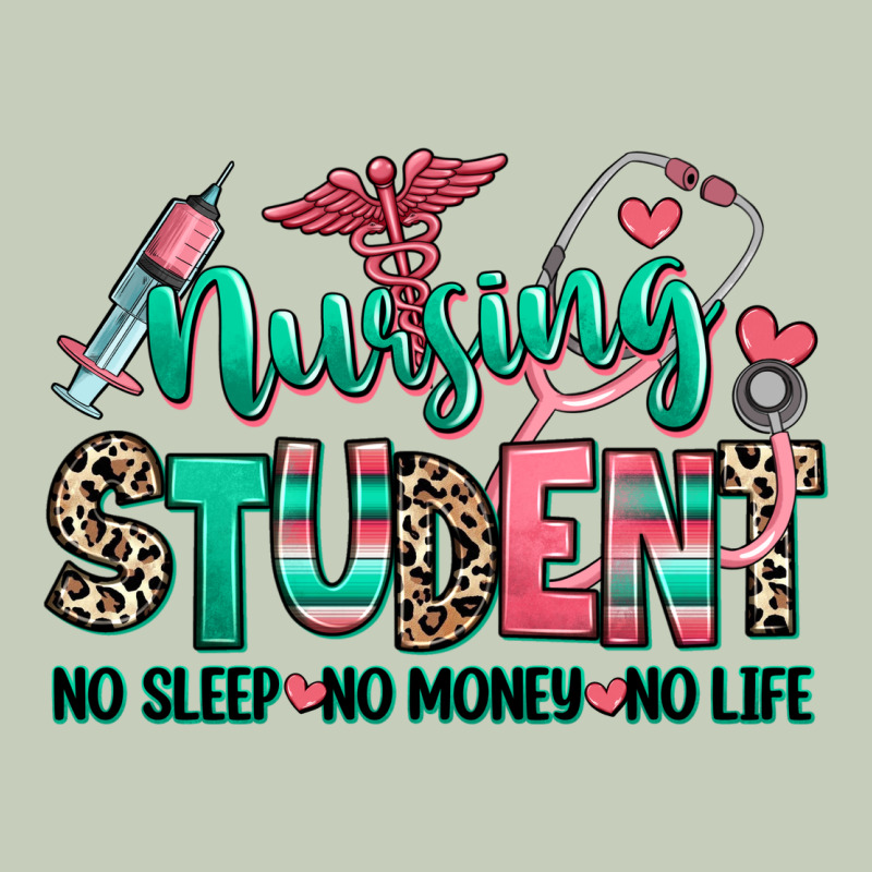 Nursing Student No Sleep No Money No Life Long Sleeve Tee by RanaPortraitStore | Teevron