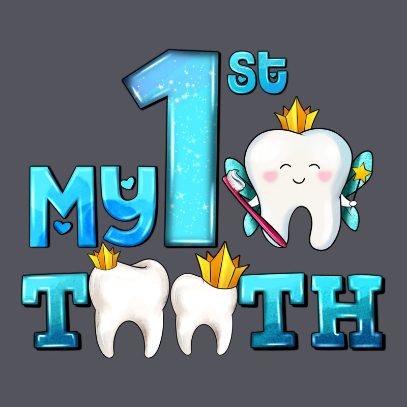 My First Tooth With Teeth Vintage Hoodie by AdoDesignShop | Teevron