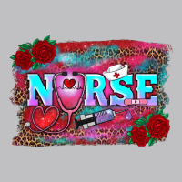 Valentines Day Nurse With Leopard And Turquoise Ba Long Sleeve Tee | Teevron