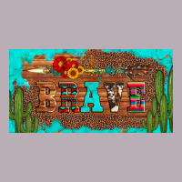 Brave Turquoise Leopard Cactus And Floral Arrow Licanse Plate Vintage Tee | Teevron