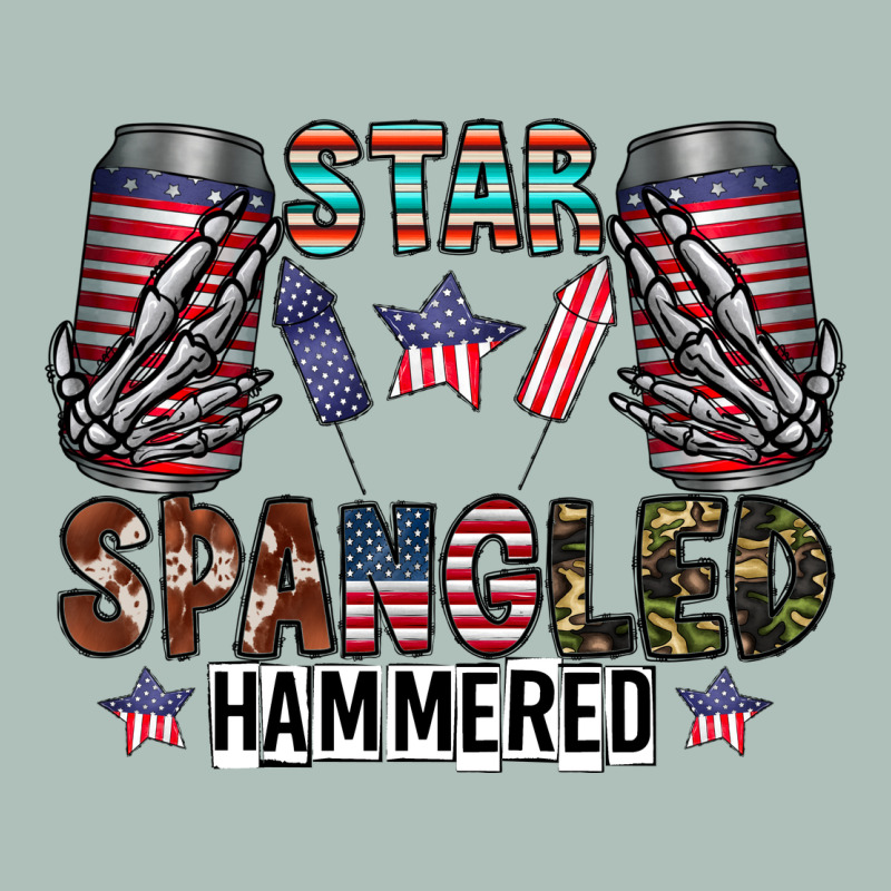 Star Spangled Hammered Heavyweight Hoodie by CowhideDigitalArt | Teevron