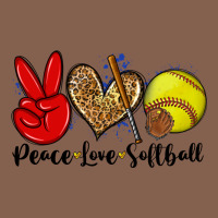 Peace Love Softball Zipper Hoodie | Teevron
