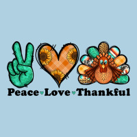 Peace Love Thankful Turkey Premium Hoodie | Teevron