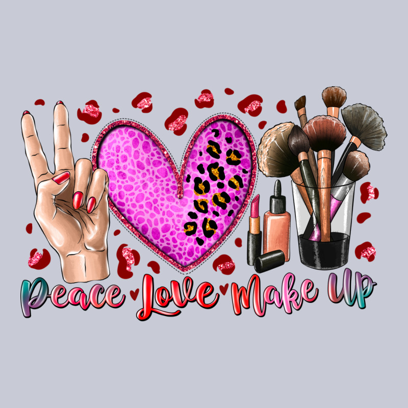 Peace Love Makeup Heavyweight Hoodie by RacoonDesign | Teevron