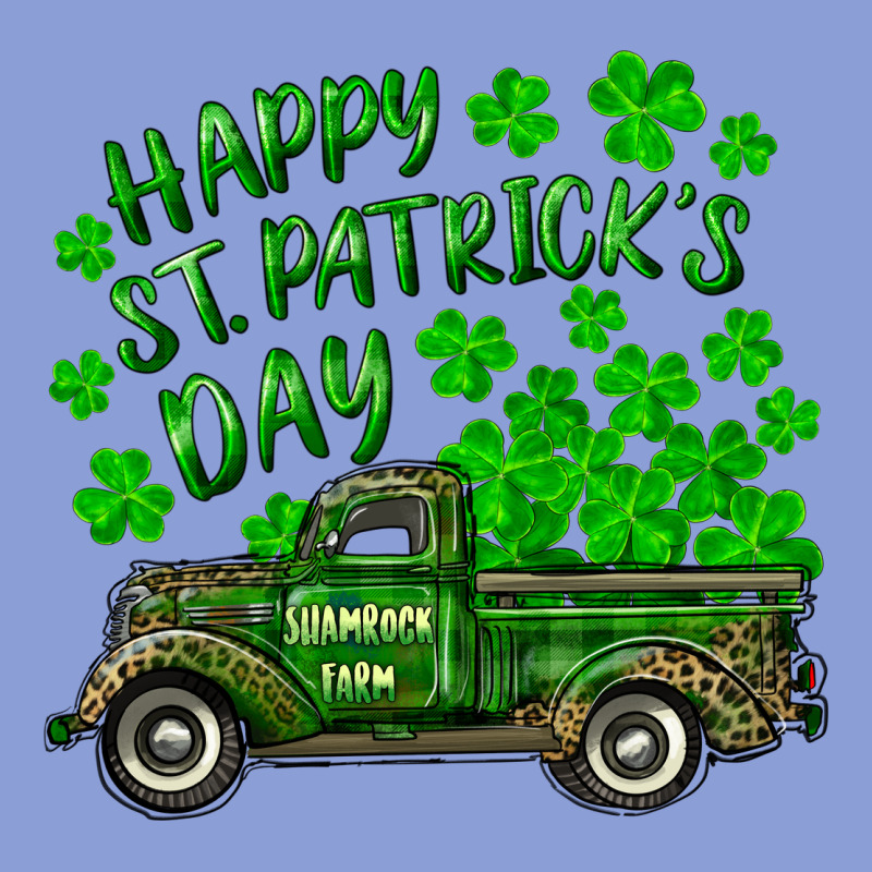Happy St. Patricks Day Shamrock Farm Truck Long Sleeve Tee by RanaPortraitStore | Teevron