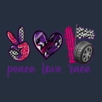 Peace Love Race Zipper Hoodie | Teevron