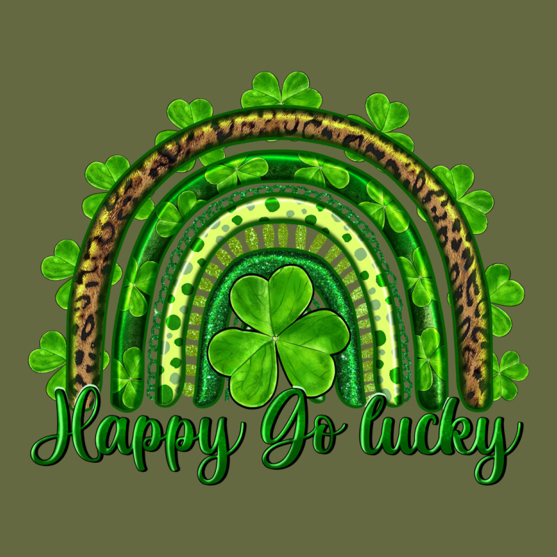 St. Patricks Day Happy Go Lucky Long Sleeve Tee by RanaPortraitStore | Teevron