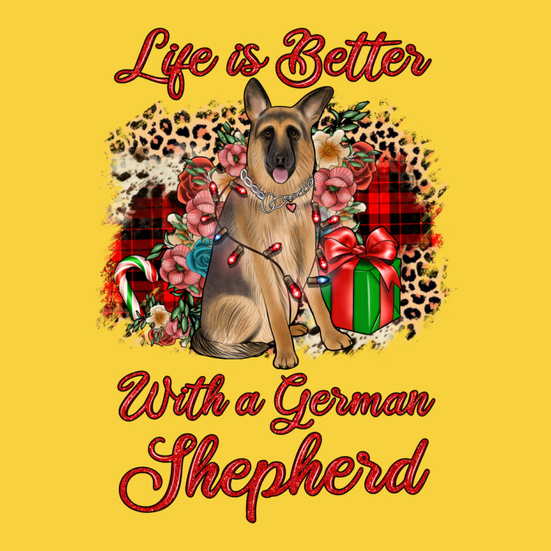 Christmas Life Is Better With A German Shepherd Premium Sweatshirt by JahusDesignShop | Teevron