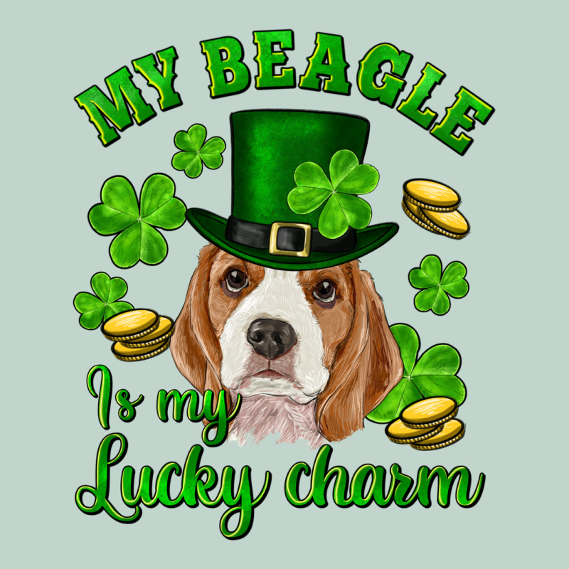 St.patrick's Day My Beagle Is My Lucky Charm Zipper Hoodie by RanaPortraitStore | Teevron