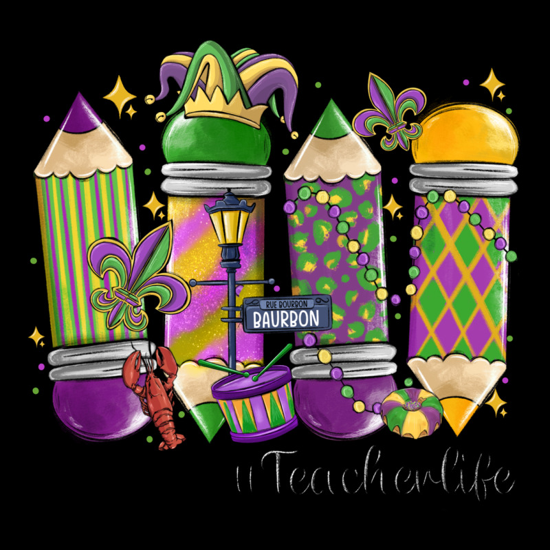Mardi Gras Teacher Life Urban Hoodie by MaliasSmallBusiness | Teevron
