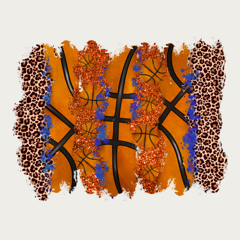 Basketball Brushstroke Zipper Hoodie by Zillion Design Studio | Teevron