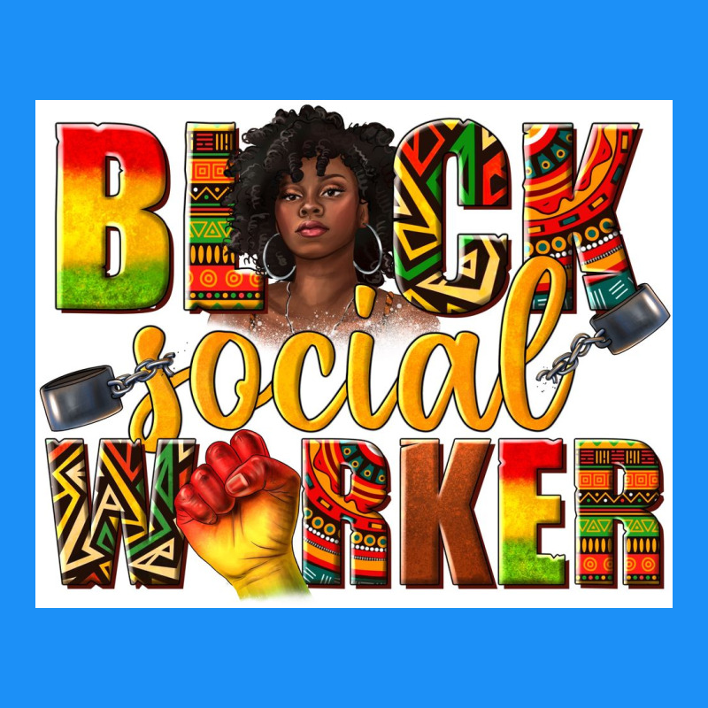 Black Social Worker Classic Tee by texasbilliewilder | Teevron