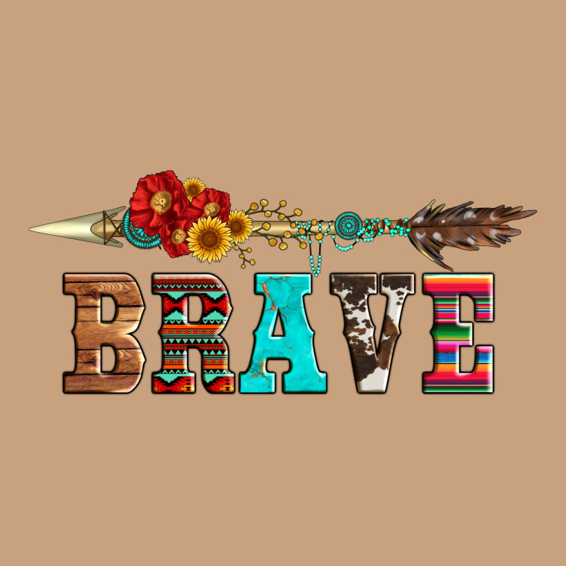 Brave And Aztec Wood Sunflower With Arrow Vintage Tee by Artiststas | Teevron