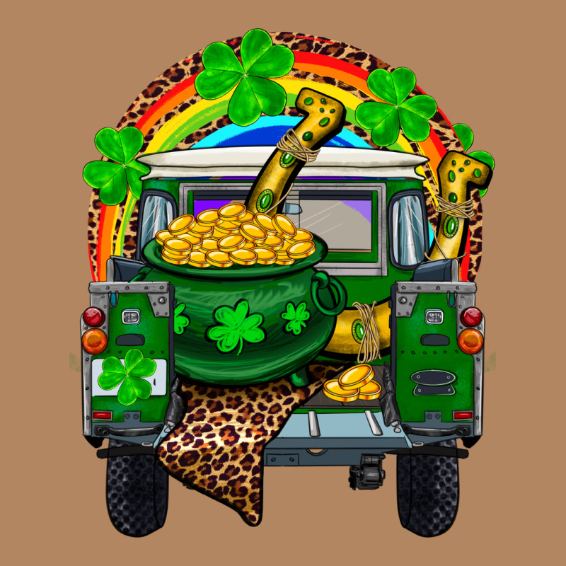 St Patricks Day Truck With Pot Of Gold Horseshoe A Long Sleeve Tee by RanaPortraitStore | Teevron