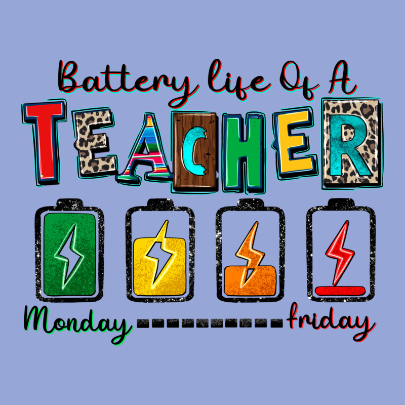 Battery Life Of A Teacher Classic Tee by Zillion Design Studio | Teevron