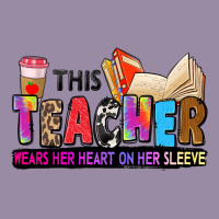 This Teacher Wears Her Heart On Her Sleeve Classic Tee | Teevron