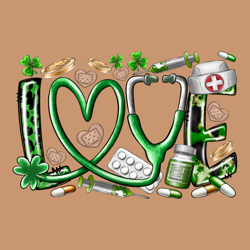 St.patricks Love Nurse Heavyweight Hoodie by RacoonDesign | Teevron