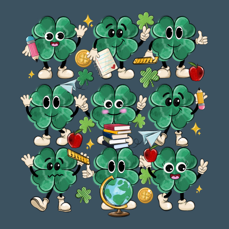 Teacher St Patrick Day Clovers Urban Hoodie by MaliasSmallBusiness | Teevron