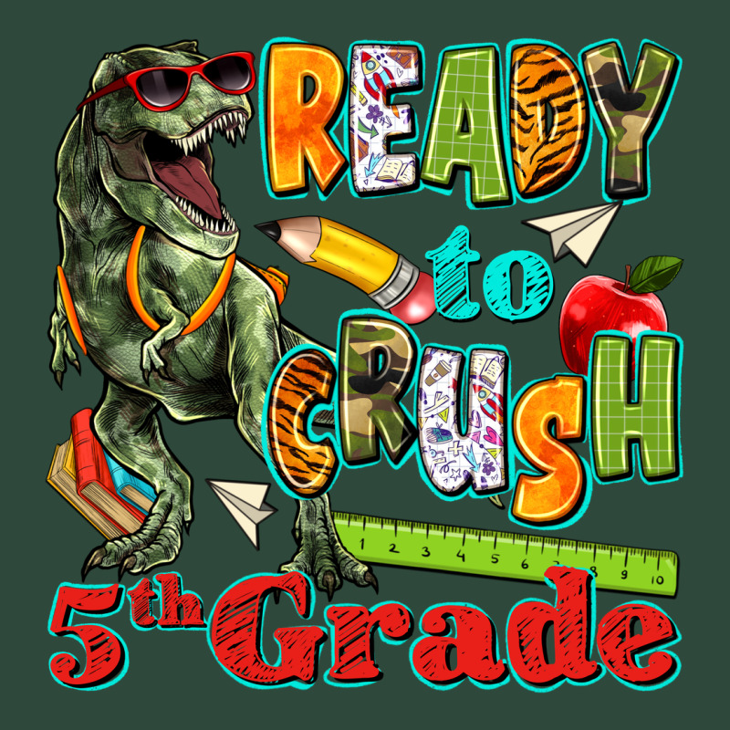 Ready To Crush Fifth Grade Zipper Hoodie by texasbilliewilder | Teevron