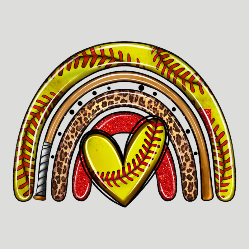 Softball Rainbow Zipper Hoodie by Zillion Design Studio | Teevron