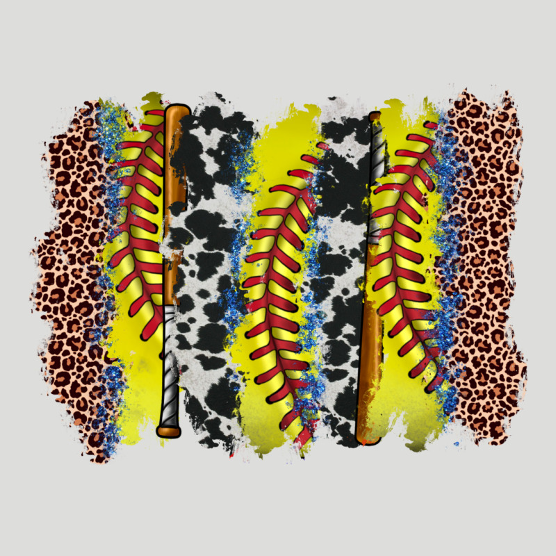 Softball Brushstroke Zipper Hoodie by Zillion Design Studio | Teevron