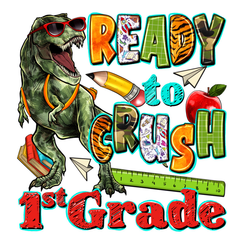 Ready To Crush First Grade Zipper Hoodie by texasbilliewilder | Teevron
