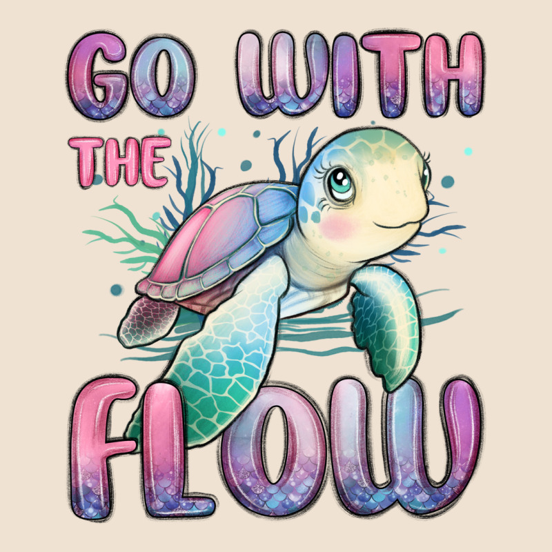 Go With Flow Turtle Urban Hoodie by MaliasSmallBusiness | Teevron