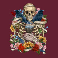 Flower Boho Skull Skeleton Classic Tee | Teevron