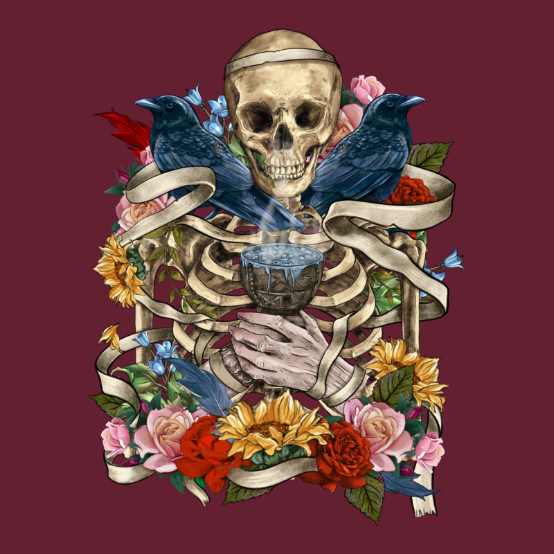 Flower Boho Skull Skeleton Classic Tee by RanaPortraitStore | Teevron