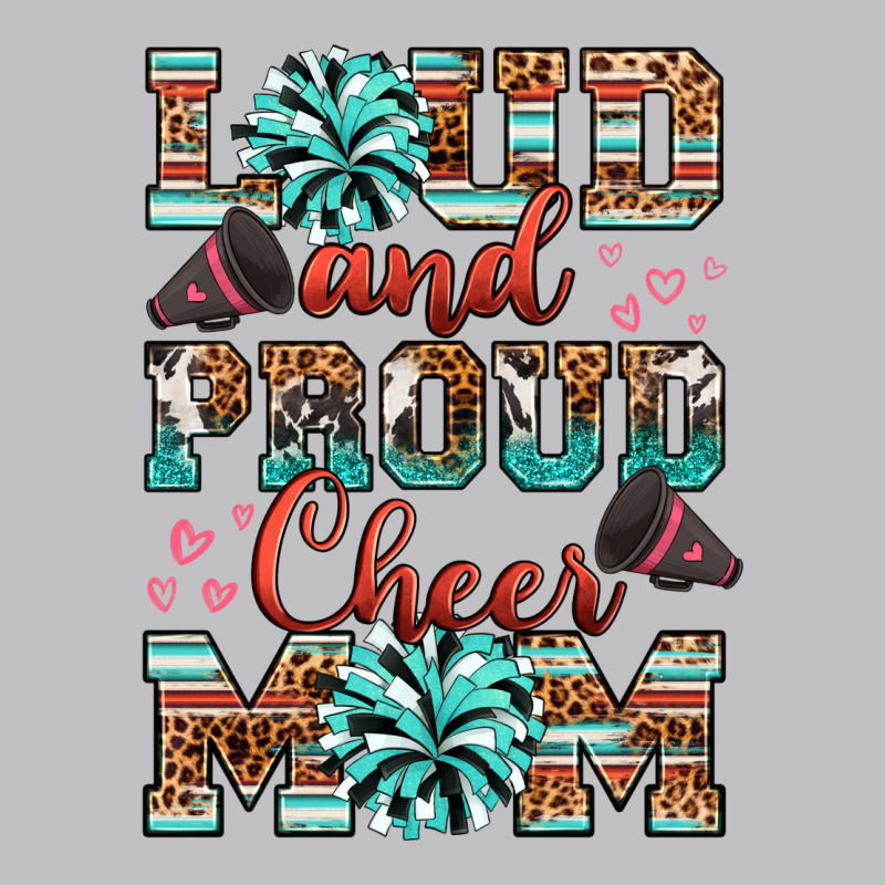 Loud And Proud Cheer Mom Long Sleeve Tee by RanaPortraitStore | Teevron