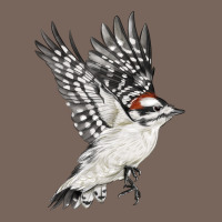 Flying Downy Woodpecker Premium Hoodie | Teevron