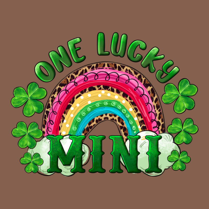 St Patrick's Day One Lucky Mini Zipper Hoodie by RanaPortraitStore | Teevron