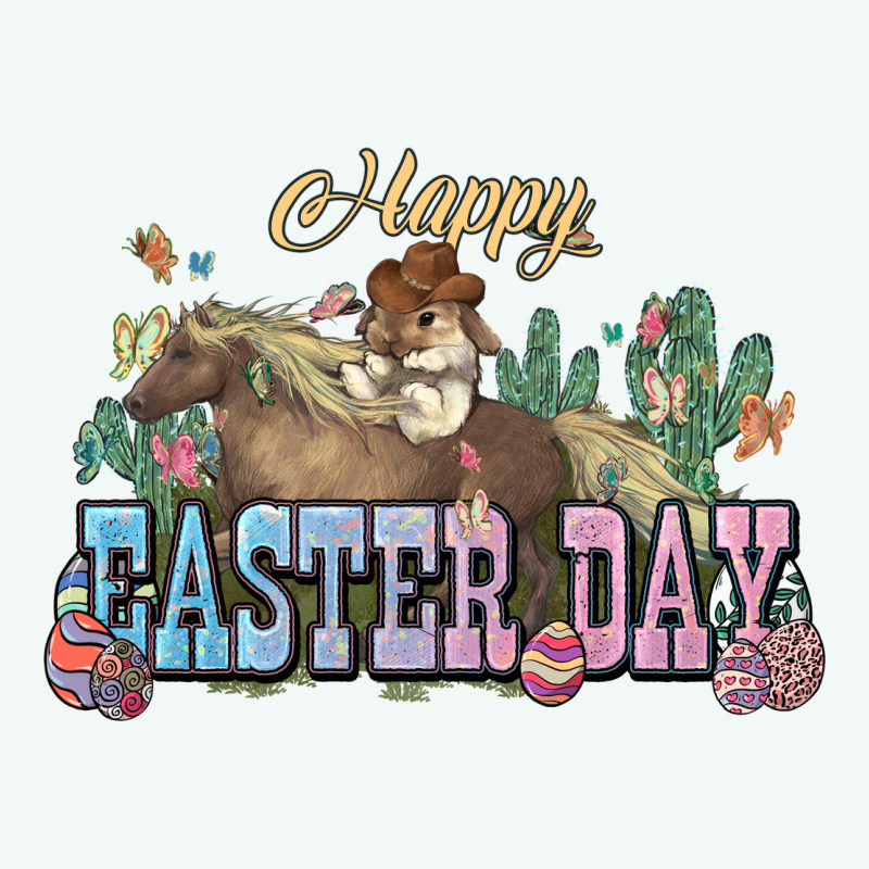 Happy Easter Day Rodeo Premium Hoodie by NancyCooperArtShop | Teevron