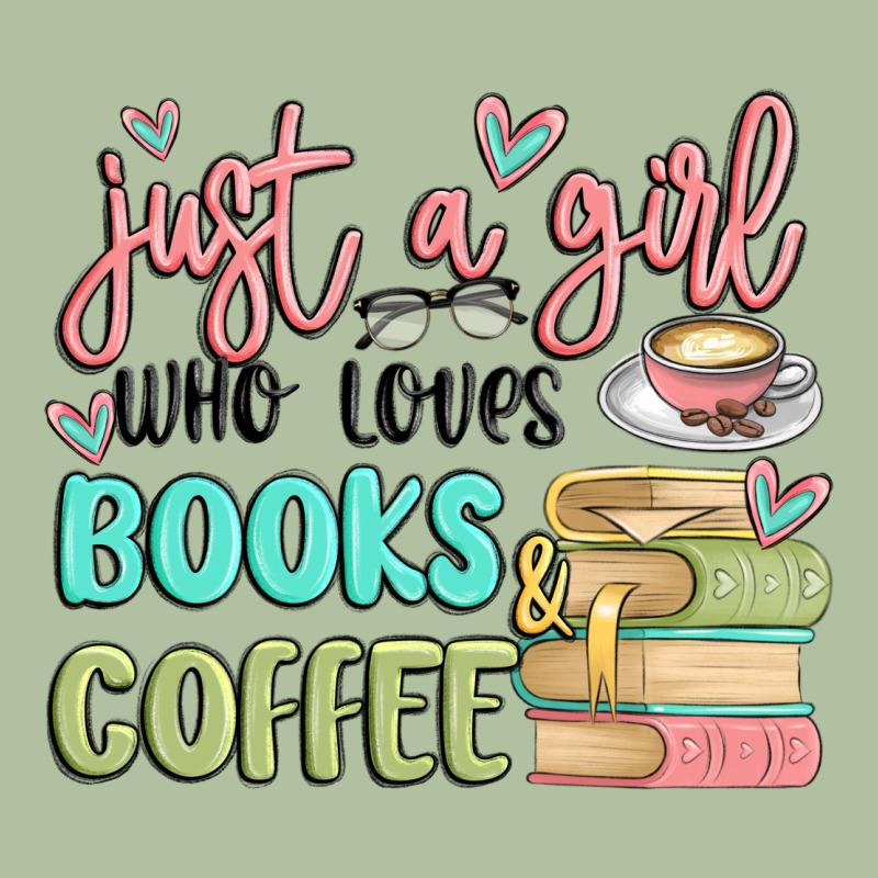 Just A Girl Who Loves Books And Coffee Urban Hoodie by MaliasSmallBusiness | Teevron