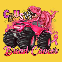 Crush Breast Cancer Monster Truck With Dinosaur Premium Sweatshirt | Teevron