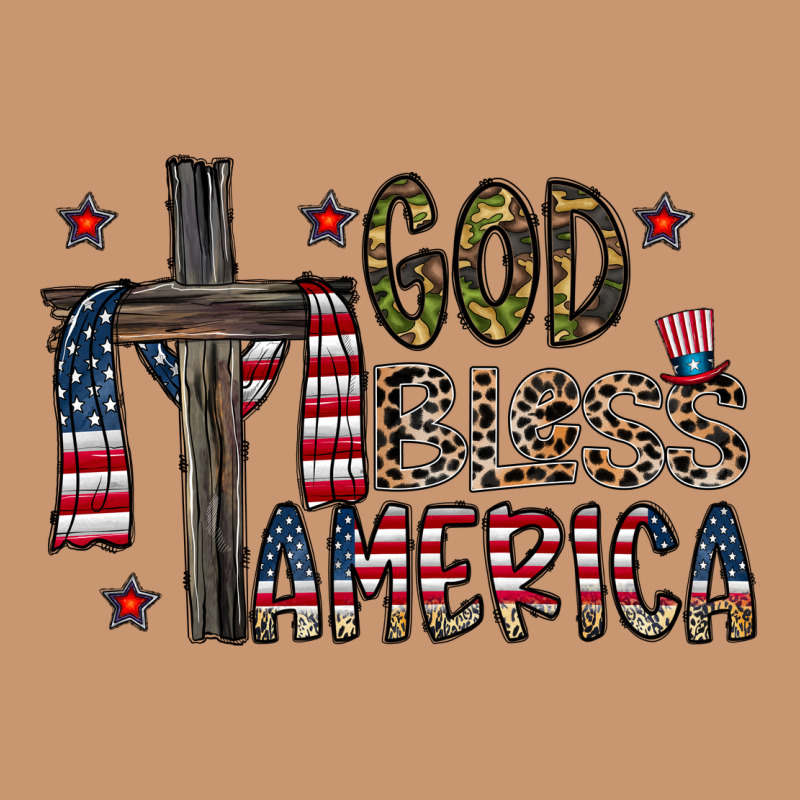 God Bless America Heavyweight Hoodie by CowhideDigitalArt | Teevron