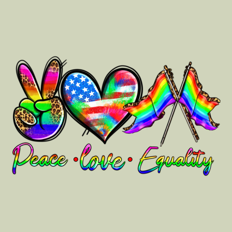 Peace Love Equality Heavyweight Hoodie by HRA Design Shop | Teevron